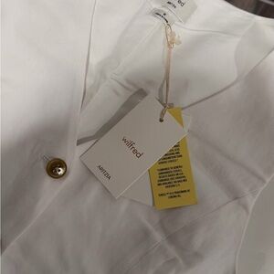 Wilfred Ivory Vest with Chestnut Buttons